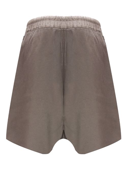 Taupe grey cotton shorts Rick Owens Dark Shadow | DU01D1388F34